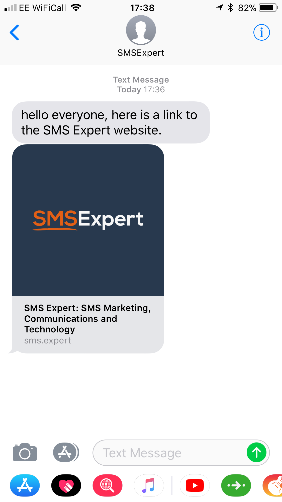 Adding a preview link and image to your SMS SteveProcter SMSExpert 